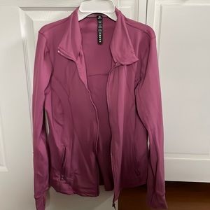 Full zip workout jacket